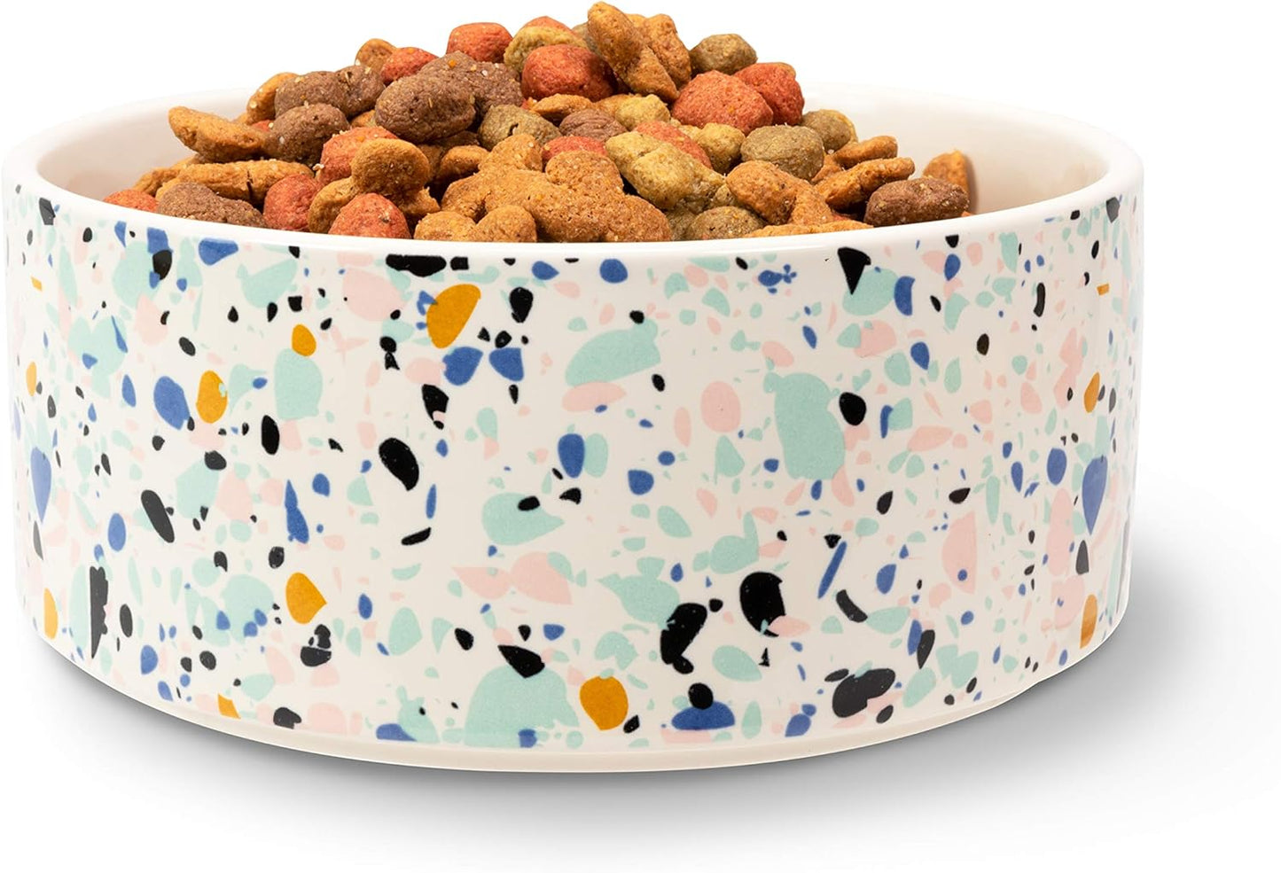 Now House for Pets by Mint Terrazzo Duo Bowl, Small | Dishwasher Safe and Easy to Clean Dog Bowl with Anti-Skid Lid | Versatile Bowl for Dogs for Storage or Travel